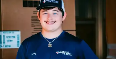 Hunter's Air & Heat team member